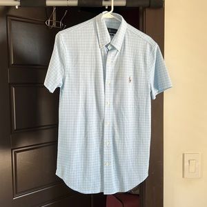 Ralph Lauren blue polo shirt